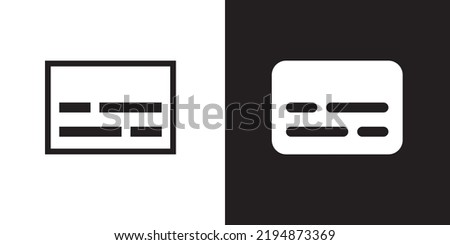 Subtitle on off outline and solid style icon design vector. Close caption symbol illustration.	