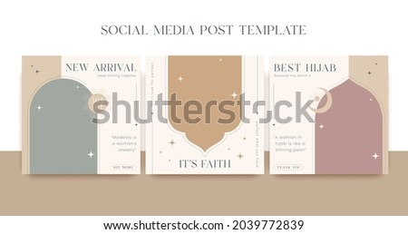  set of fashion social media post