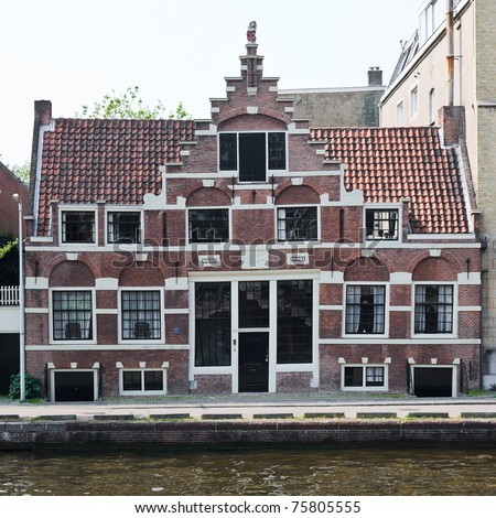 Amsterdam house from the golden age, 17th century