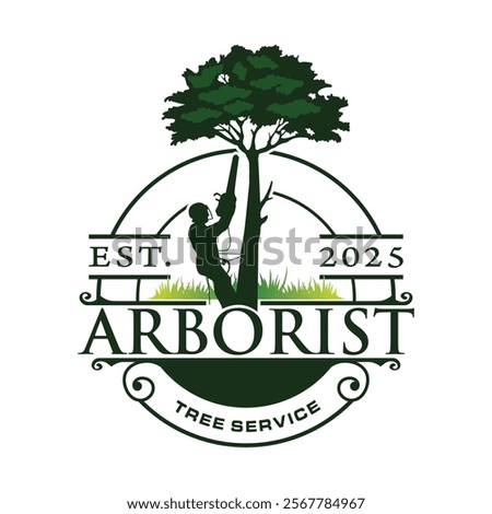 Arborist Tree Services Logo Design.