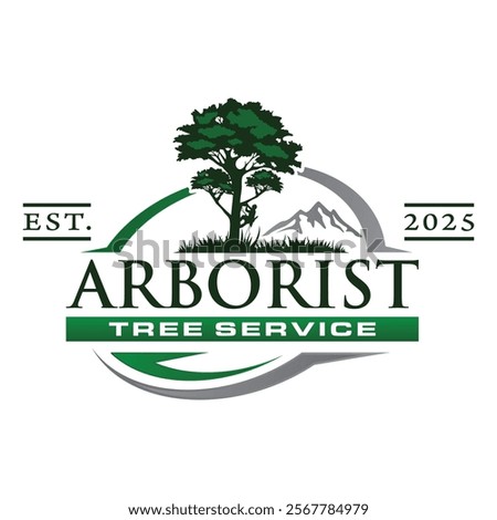 Arborist Tree Services Logo Design.