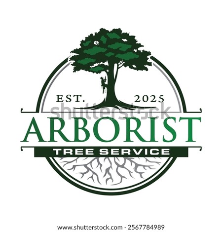 Arborist Tree Services Logo Design.