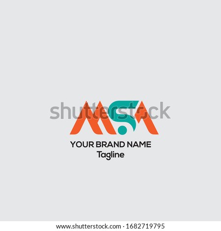 MSA vector logo design, MSA Creative logo design