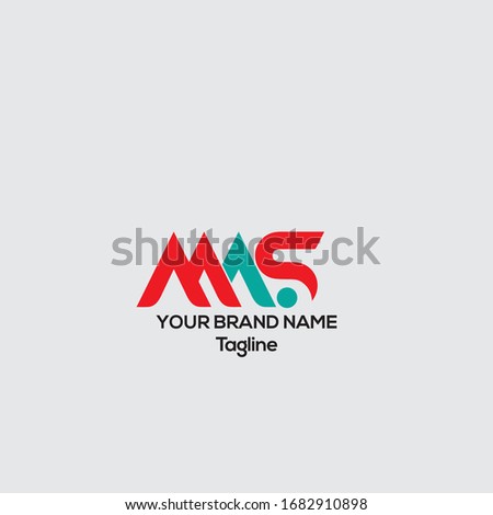 MAS vector logo design, MMS Creative logo design
