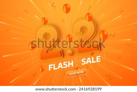 2.2 Shopping Day Flash Sale templates or banners for website or social media promotion and online shopping.	