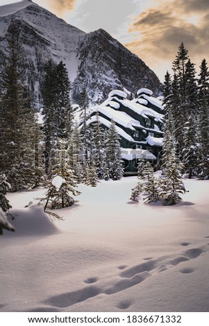 Similar – Image, Stock Photo (er)live Lake Louise