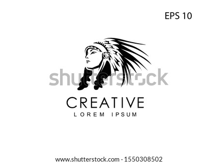 Apache logo for the company, vector illustration.
