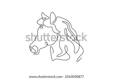 Similar – Image, Stock Photo if the pony continues to grow, will it become a horse? the girl pondered silently….