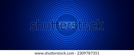 Sensor Circles Dynamic Abstract Vector Background. Business Presentation Banner for Sale Event Night Party. Moving Circle Wave Lines Stripes. Vector Illustration.