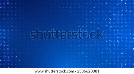 Abstract Finance Digital Business Background. Fintech Technology or Science Research Presentation Backdrop. Digital Crypto Business Vector Illustration.