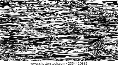 Static Pixel Noise TV. VHS Glitch Pixel Texture Screen. Static Video Noise Seamless Texture. Color Pattern Background. No Signal Vector Illustration.