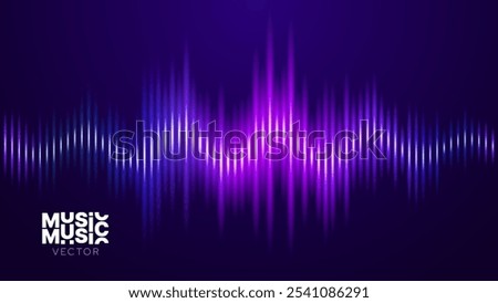 Abstract Digital EQ Music Equalizer. Sound Wave Design Element. Speaking Sound Wave Vector Illustration. Artificial Intelligence AI Assistant Voice Visualization.