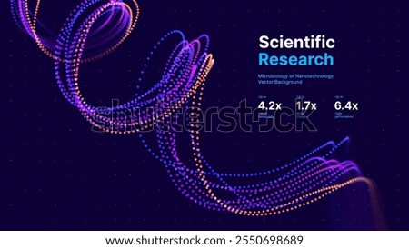 Digital Big Data Flow Vector Background. Big Data Technology Lines. Abstract Science Technology Illustration. Big Data Neural Network Background Concept. AI Visualization Concept. Vector.