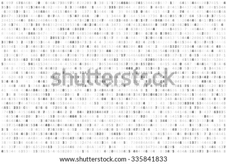 Abstract Matrix Background. Binary Computer Code. Coding / Hacker concept. Vector Background Illustration.