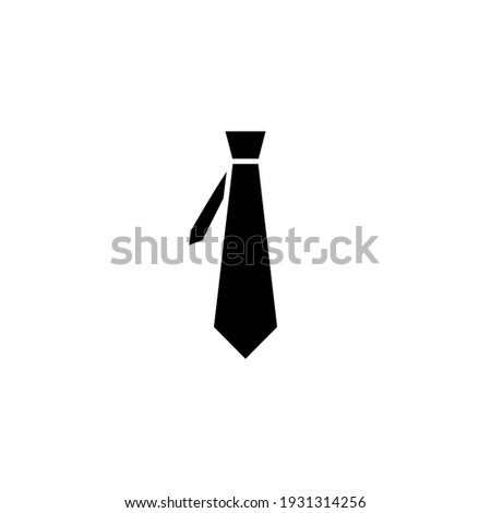 Tie icon vector illustration logo template for many purpose. Isolated on white background.