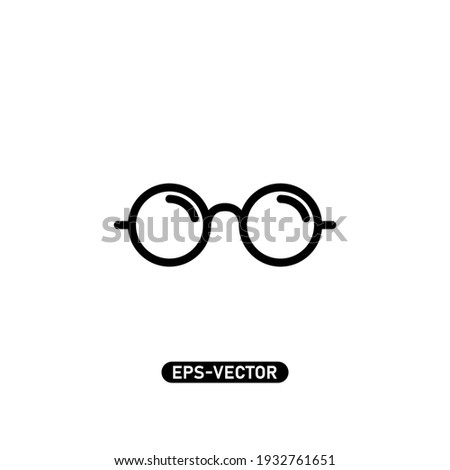 Eye Glasses icon vector illustration logo template for many purpose. Isolated on white background.