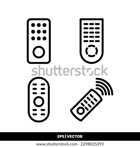 Remote icon vector illustration logo template for many purpose. Isolated on white background.