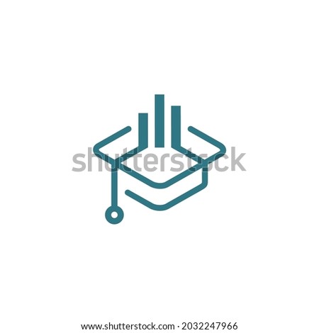 school of economic logo design, tech logo concept