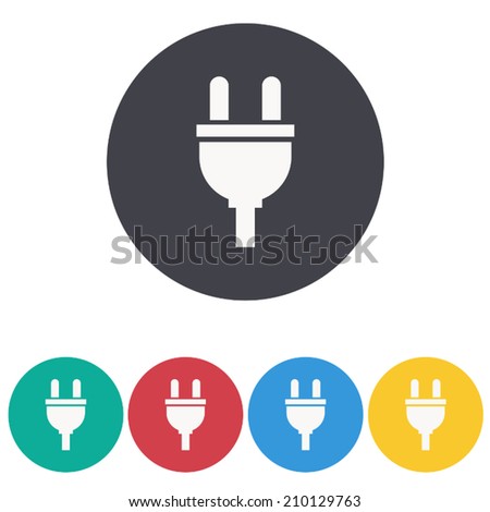 plugs icon,vector illustration