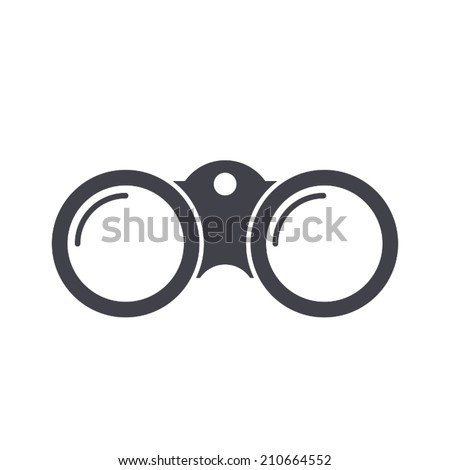 binoculars icon , vector illustration