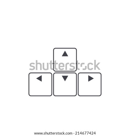 arrows buttons keyboard 