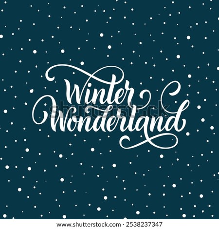 Similar – Image, Stock Photo winter wonderland