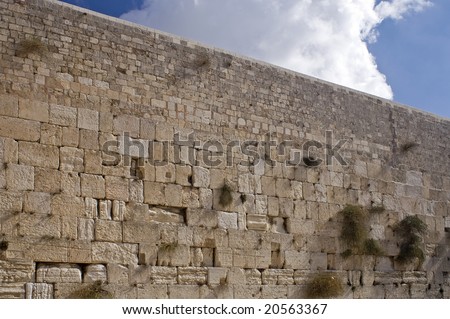 The Wailing Wall, Jerusalem, Israel(Western Wall) background