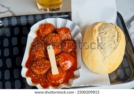 Similar – Foto Bild Currywurst Lebensmittel