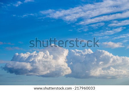 Description:  Pacific cumulus cloud offshore from Honolulu. Title:  White Cloud.