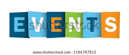 EVENTS letters banner