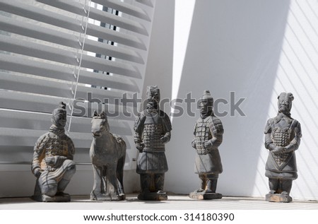 Chinese terracotta army (miniature)