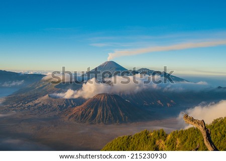 Mount Bromo volcano, East Java, Surabuya, Indonesia