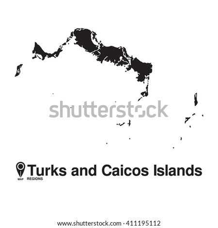 Turks and Caicos Islands map regions