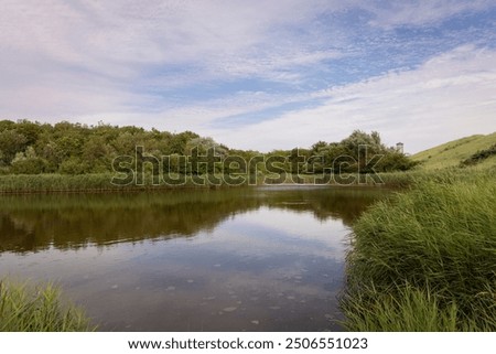 Similar – Image, Stock Photo Seaside on cloudy day