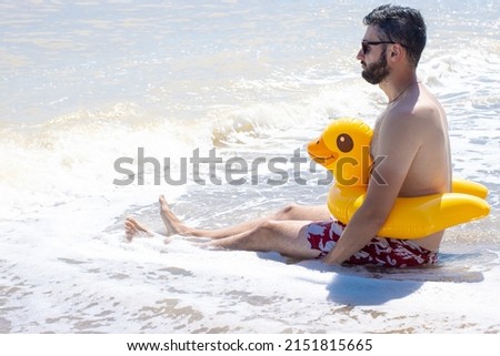 Similar – Image, Stock Photo angry Caucasian Sunglasses