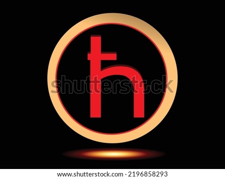 SIBcoin SIB Digital Cryptocurrency vector red color logo isolated on black background, cryptocurrency coin symbol vector illustration, Digital money blockchain finance symbol, decentralized finance.