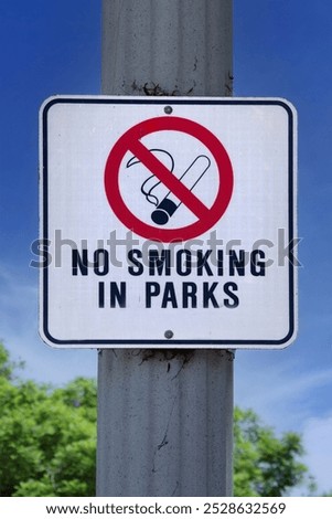 Similar – Image, Stock Photo Detail of prohibited park bikes sticker in Amsterdam