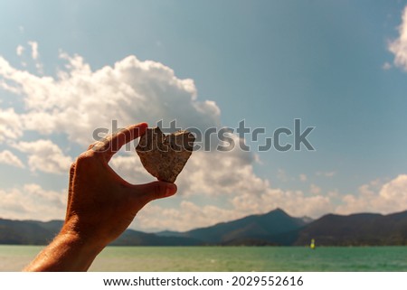 Similar – Image, Stock Photo Heart of stone Lifestyle