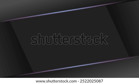 Black tile Low poly background with light edge