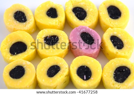 Odd one out licorice allsorts