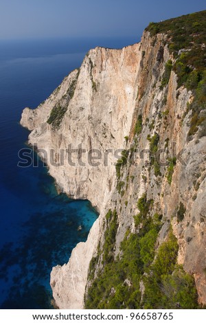 Coast of Greece, Zakynthos Island, part of  Ionian Islands