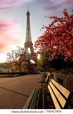 Similar – Image, Stock Photo Picturesque cityscape of Paris