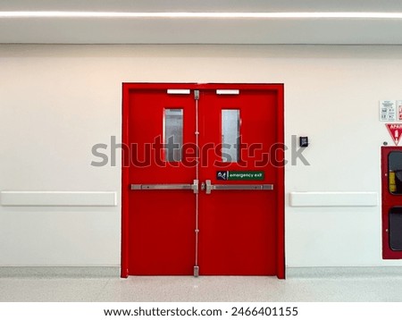 Image, Stock Photo emergency exit