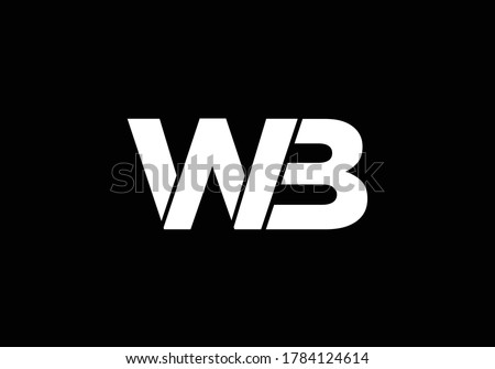 Initial W B Logo Design Vector template. W B logo for business and company identity.