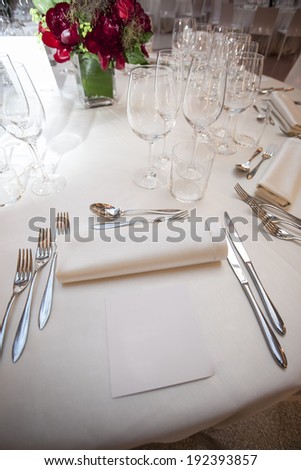 galleries with classic equipment for banqueting and catering