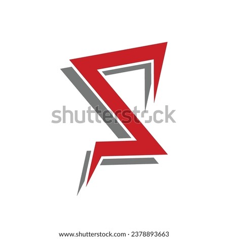 letter s sharp logo template, letter s sharp vector elements, letter s sharp logo icon