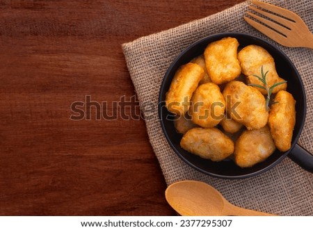 Similar – Image, Stock Photo Pan with fried chicken and vegetables