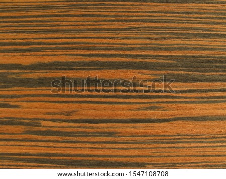 Wood texture background, black wood veneer – Ebony, dense black-brown hardwood, Heban Makassar Zdjęcia stock © 
