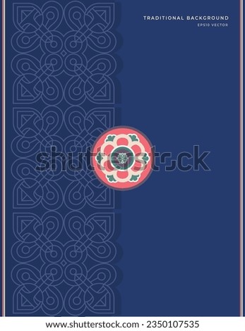 Vector korean traditional holidays background, korean patterns
