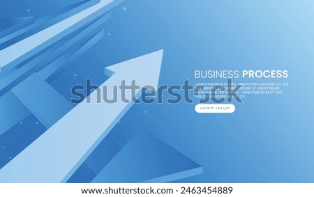 Flat Abstract Shape Business Template Design